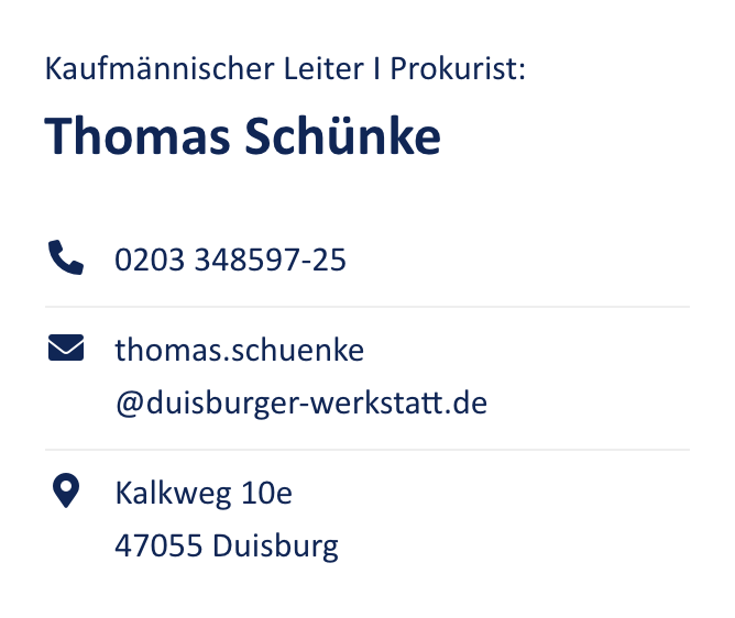 Kontaktdaten von Thomas Schünke als Grafik